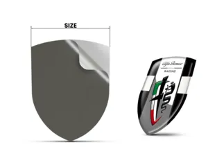 Alfa Romeo Heckscheibensticker Exklusiv Anpassbar Pro